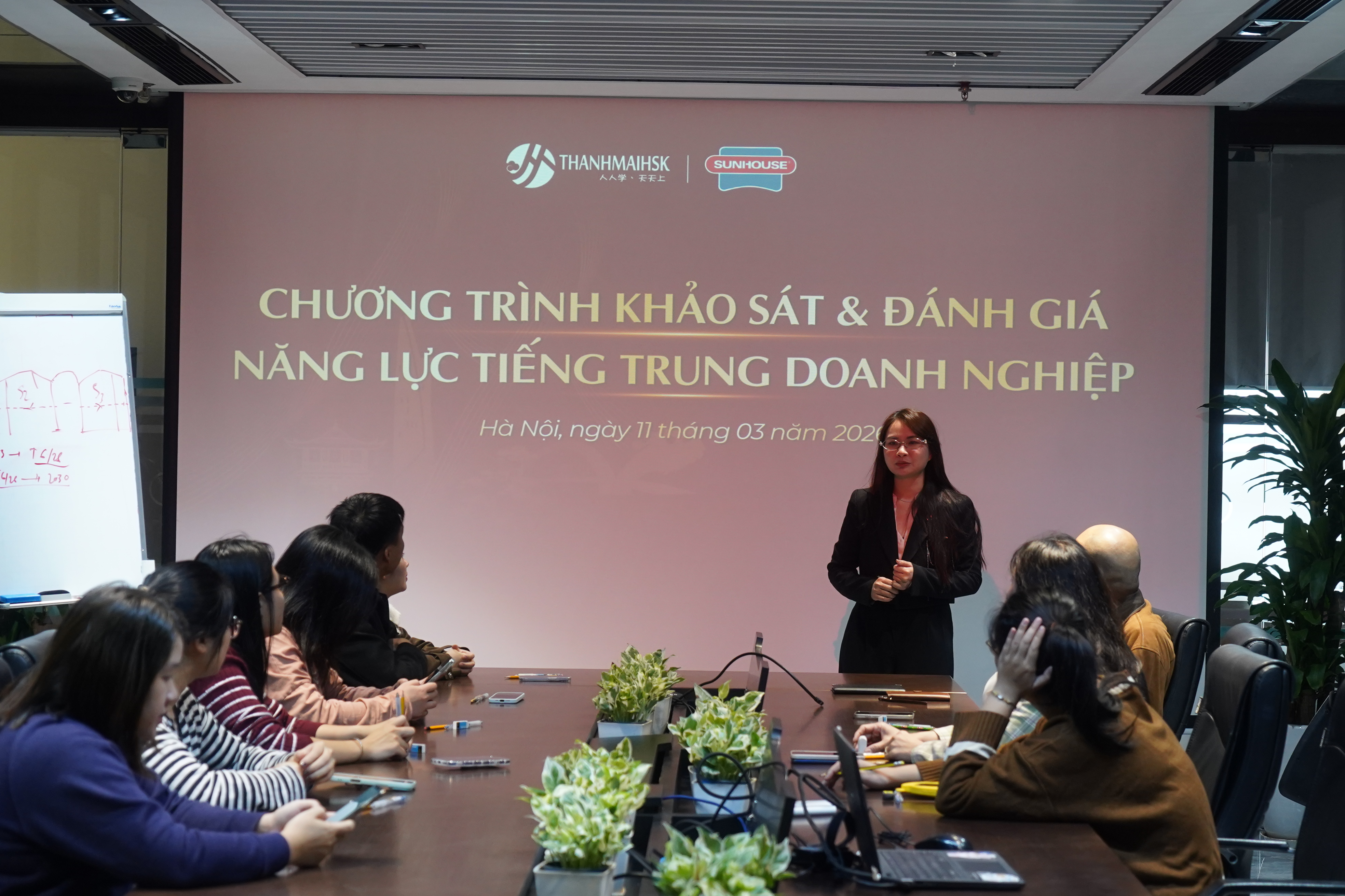 Đào tạo tiếng Trung tại Công ty Sunhouse